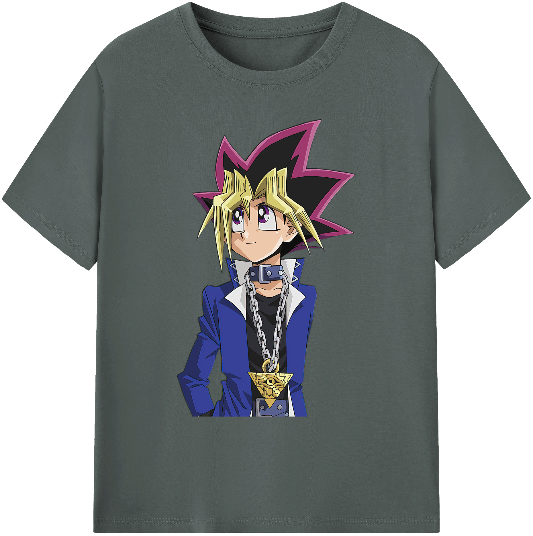（画像用） 遊☆戯☆王 Yu-Gi-Oh! 綿100％ メンズ半袖Tシャツ｜肌触りやわらか＆通気性